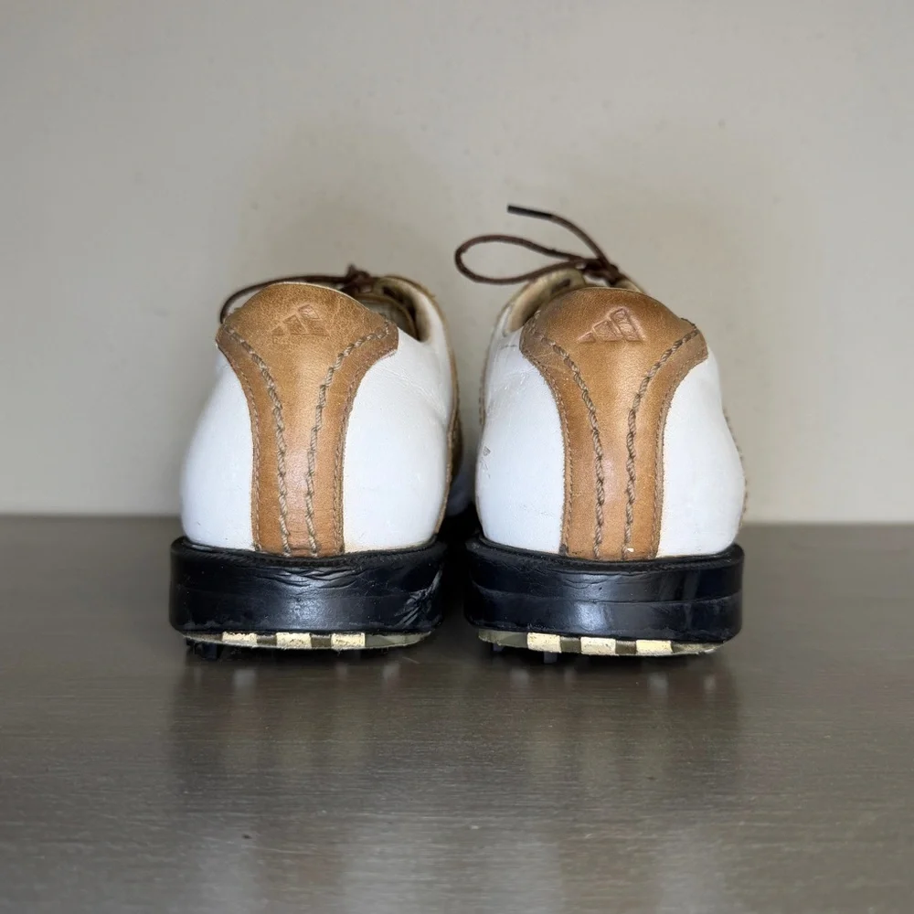 adidas White and Tan Men's Oxfords